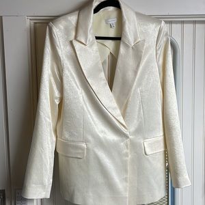 TopShop white Blazer size 12